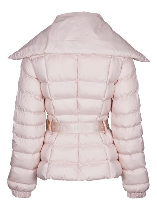 Latex padded jacket with wide collar ELISABETTA FRANCHI | PI76D46E2CI4